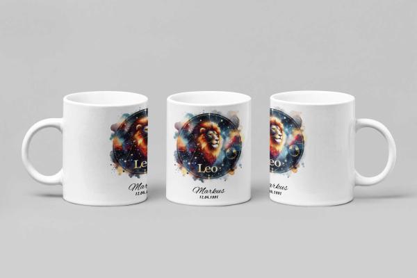 Tasse Sternzeichen - Löwe03